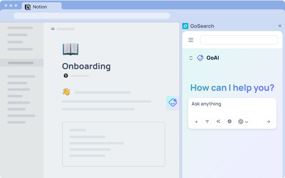 GoSearch Notion extension